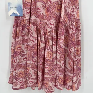 Majorelle Viola Pink Mini‎ Dress Medium Revolve Paisley Floral Sleeveless Girly thumbnail 8