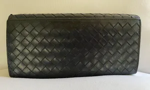 Bottega Veneta Vintage Dark blue Long Wallet thumbnail 2
