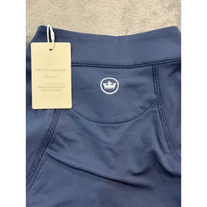 NWT Peter Millar Quarter Zip Pullover Womens Navy American Express UPF 50+ Large thumbnail 8