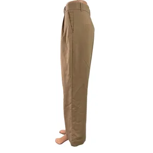 Abercrombie & Fitch Womens Brown Pleated High Waisted Wide Leg Trousers Pants 27 thumbnail 2