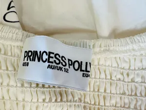 Princess Polly White Sweetheart Mini Dress with Script Detail thumbnail 11