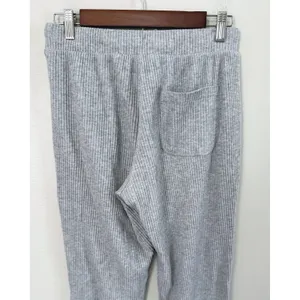 Alo Yoga Muse Sweatpants Women's Size S Heather Grey Ribbed Knit Joggers W5784R‎ thumbnail 7