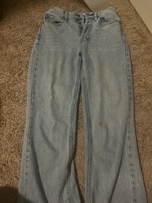 PacSun Light Wash Jeans High-Rise Straight Leg thumbnail 1