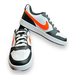 Nike Court Borough Low 2 (GS) BQ5448-115 Size 6.5Y/8 Women White/Black‎ Sneaker thumbnail 6