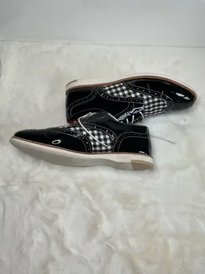 Johnston & Murphy Women’s Black Patent Leather Gingham Wingtip Oxford Shoes Size 7M thumbnail 11