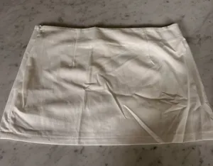 White Shein Mini Skirt with Shorts thumbnail 1