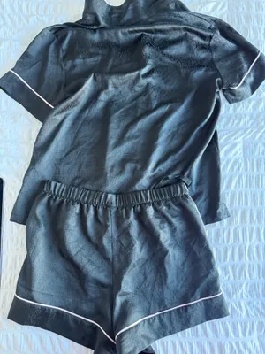 Black Silk Victoria's Secret PJ Set thumbnail 2