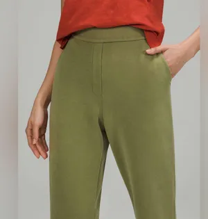 Lululemon Softstreme Relaxed High-Rise Pant in Bronze Green thumbnail 3