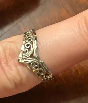 Ring band 925 sterling silver size size 6 1.73g thumbnail 1