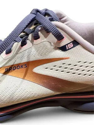 Brooks Ghost 15 Running Shoes Grey Pink Copper 9.5M thumbnail 7