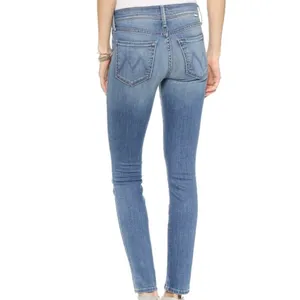 Mother denim the charmer satisfaction blue skinny jeans size 27 thumbnail 2