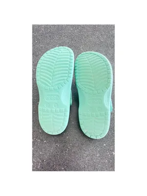 CROCS Classic Clogs Unisex 7 Aquamarine Mint Green Slip On Comfort thumbnail 4
