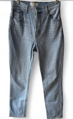 Abercrombie & Fitch The 90s Slim Straight Jeans Womens 4 Short Curve High Rise thumbnail 1