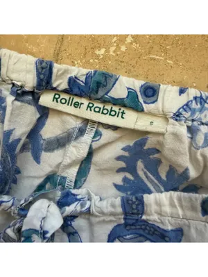 Roller Rabbit Floral Amanda Pajama Pants Lounge Bottoms Cotton Women Size Small thumbnail 3