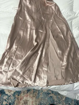 Birdy Grey Satin Halter dress thumbnail 6