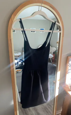 Silence And Noise Black Mini Dress Racerback thumbnail 2