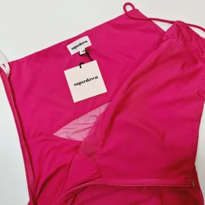 Superdown Jerica Mesh Mini Dress in Pink XS thumbnail 8