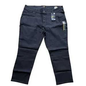 Lee Women's Relaxed Fit Straight Leg Mid Rise Jeans 305-1884 Size 22W Short Peti thumbnail 2
