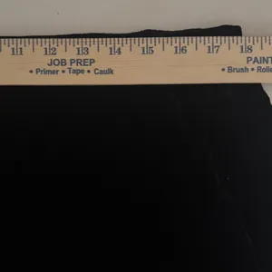 VTG Carole Little Black Crushed Velvet Wide Leg Pants Silk Blend 2X Made in USA thumbnail 4