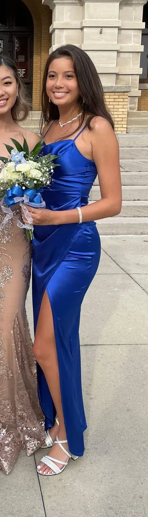 prom dress Blue thumbnail 1