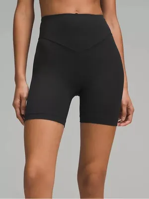 Lululemon Breezethrough High Rise Short 6" Size 6 thumbnail 1
