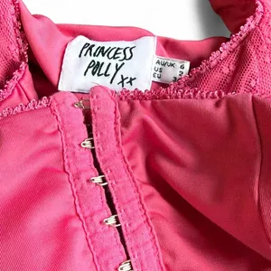 Princess Polly fuchsia lace crop tank top size 2 thumbnail 8
