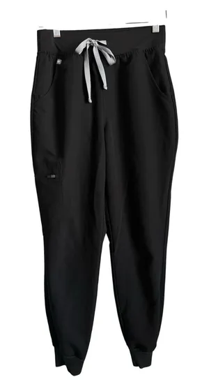 FIGS Zamora Jogger Scrub Pants Womens Size XSP Black Nurse Technical 5 Pockets thumbnail 1