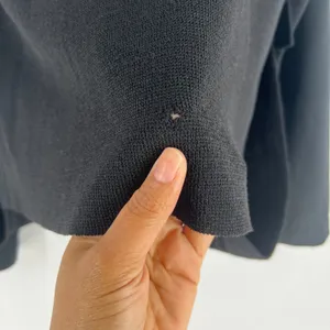 Crea Concept Blazer Jacket Womens Size 8 Black Knit Patch Pockets‎ Formal Wool thumbnail 9