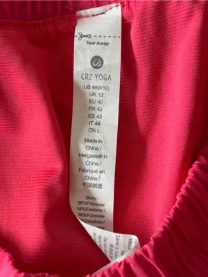 CRZ YOGA Feathery-Fit Hot Pink Athletic Running Shorts thumbnail 5
