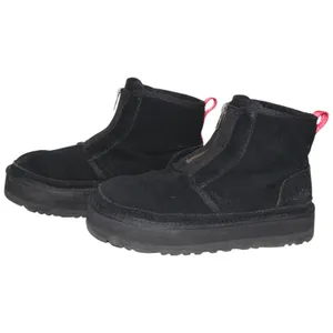 UGG Neumel Zip Platform Booties Black Red Size 9 thumbnail 4