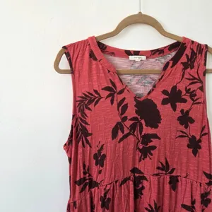 Maurices Jersey Tiered Midi Dress Lightweight Casual Festival Summer Teacher XL thumbnail 4