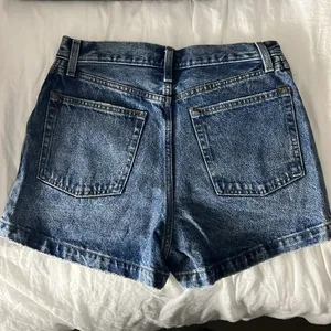 Abercrombie & Fitch Dark Blue Denim Jean Shorts thumbnail 2