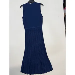 Maje Navy Sleeveless Knit Midi Dress Size 40 ( US 8) thumbnail 7