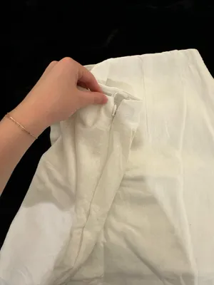 Abercrombie White Linen Wrap Skort thumbnail 4