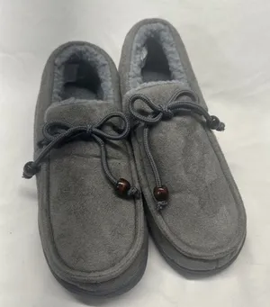womens memory foam moccasins Size S‎ Gray thumbnail 1