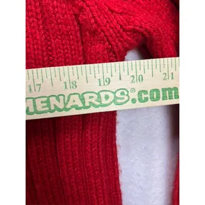 Jones New York Sport‎ Red Ribbed Wool Blend Mock Neck Sweater Womens Small thumbnail 4