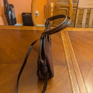 Renaissance Leather hand bag 👜 Brown thumbnail 11