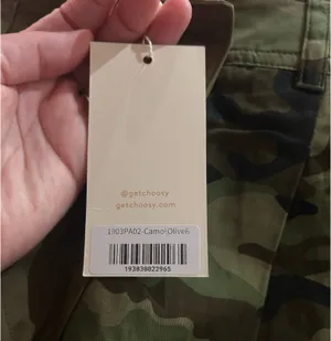 Choosy Trousers in Olive and Camo thumbnail 7