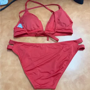 Kona Sol Coral Bikini Set thumbnail 2