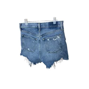 Abercrombie & Fitch‎ Curve Love High Rise Cutoff Shorts Blue Distressed 27 4 thumbnail 7