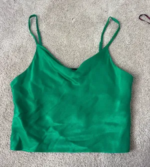 Zara Cowl Neck Satin Top | Size XS thumbnail 1