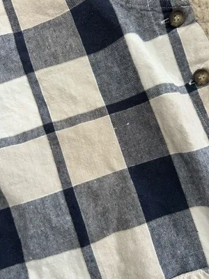 Vintage cottage core bohemian plaid jumper thumbnail 7