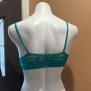 Pink Victoria’s Secret teal bralette thumbnail 4