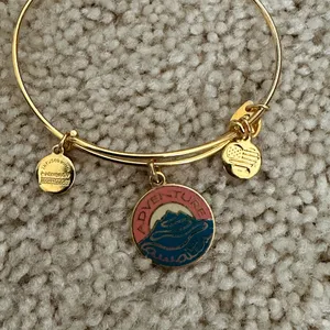 Alex and Ani Adventure Awaits Gold Bracelet, Mountains thumbnail 3