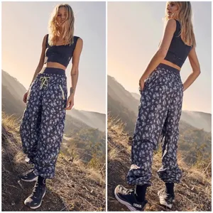NWOT Free People Movement - Break My Heart Pant - Black Combo - Size Small thumbnail 2
