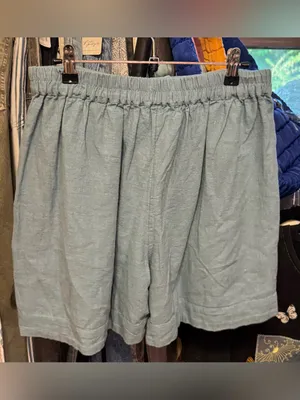 NWT Free People Free-Est Breeze Line Shorts - mineral blue - small thumbnail 9