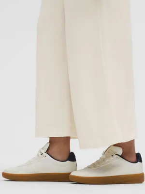 lululemon Softstreme High-Rise Wide-Leg Cropped Pant Sz L Light Ivory thumbnail 2