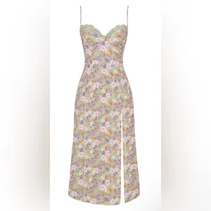 House of CB Charlotte Peony Print Midi Sundress size M thumbnail 3