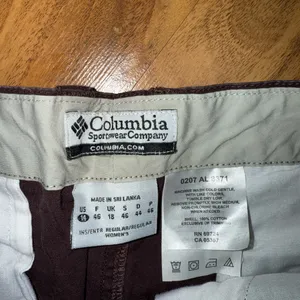 Columbia chocolate brown size 14 hiking, work pant‎ 100% cotton outdoor thumbnail 5