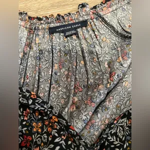 American Eagle Floral Long Sleeve Top thumbnail 3
